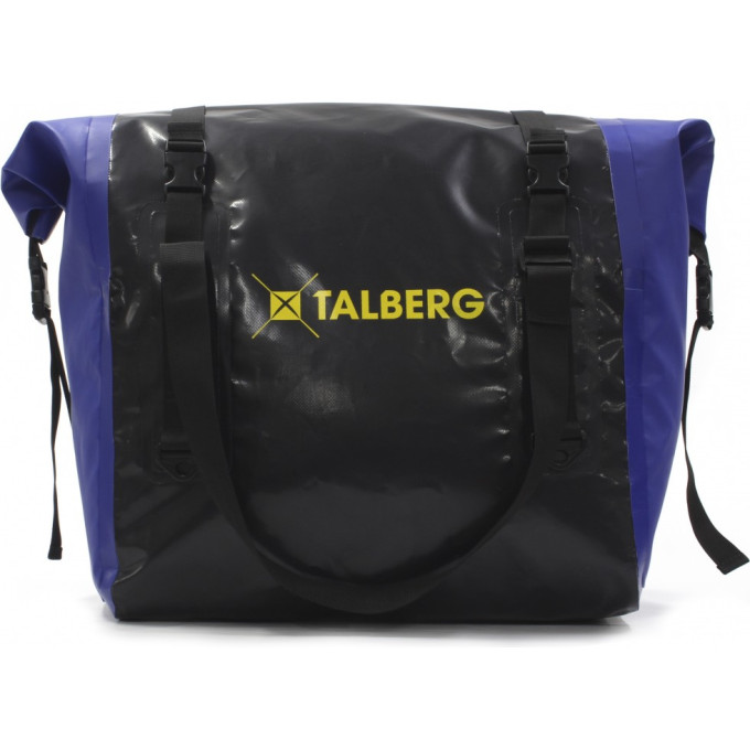 Гермосумка с широким входом TALBERG HUNT DRY BAG PVC 90, черный/василёк 4673727793409