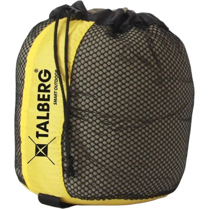 Мешок сетчатый TALBERG MESH SACK 10, черный-желтый 4673747399186